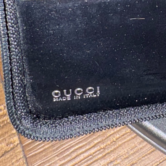 Gucci Bamboo Handle Black Nylon Tote Bag + Matching Wallet Y2K Italy Authentic - Picture 10 of 10